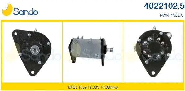 Alternator, starter (4022102.5)