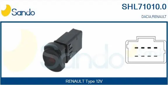 Hazard Warning Light Switch (SHL71010.0)