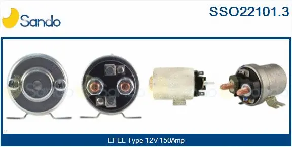 Solenoid Switch, starter (SSO22101.3)