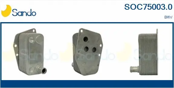 Oil Cooler, engine oil (SOC75003.0)