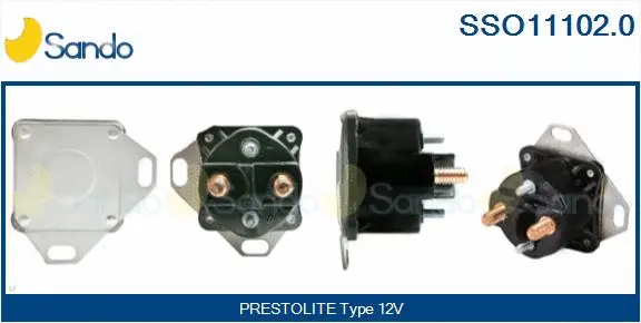 Solenoid Switch, starter (SSO11102.0)