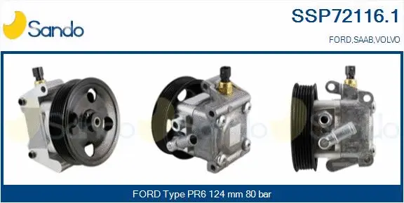 Hydraulic Pump, steering (SSP72116.1)