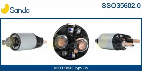 Solenoid Switch, starter (SSO35602.0)