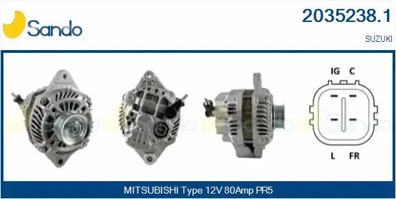 Alternator (2035238.1)