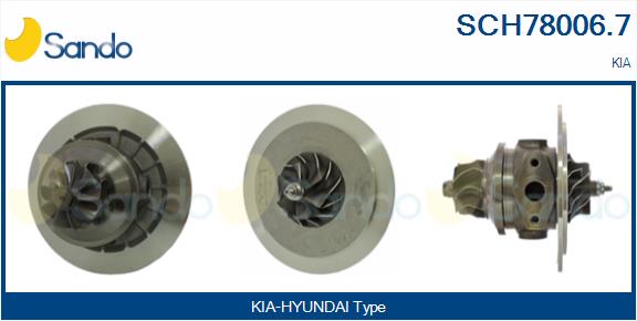 Core assembly, turbocharger (SCH78006.7)