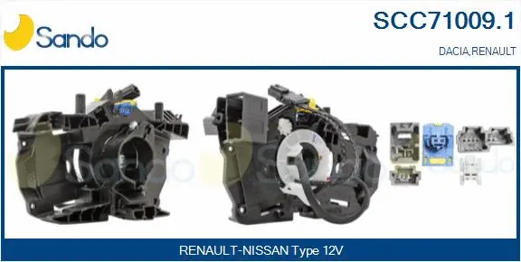 Clockspring, airbag (SCC71009.1)