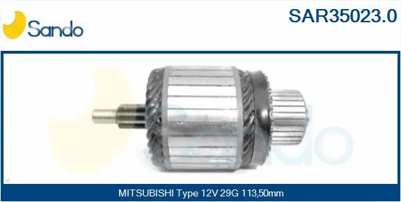 Armature, starter (SAR35023.0)
