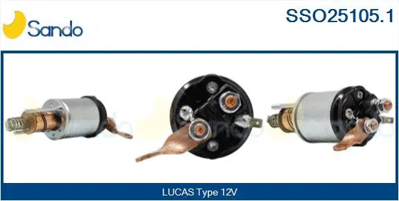 Solenoid Switch, starter (SSO25105.1)