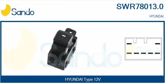 Switch, window regulator (SWR78013.0)
