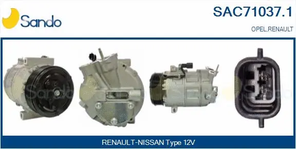 Compressor, air conditioning (SAC71037.1)