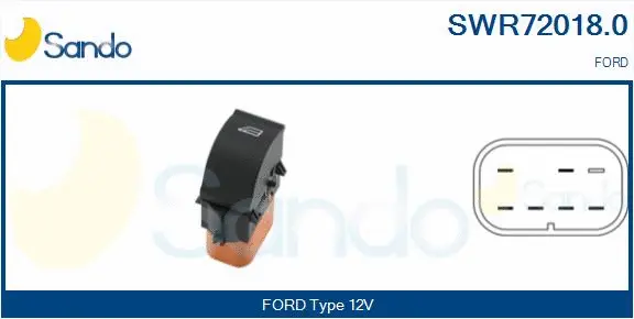 Switch, window regulator (SWR72018.0)