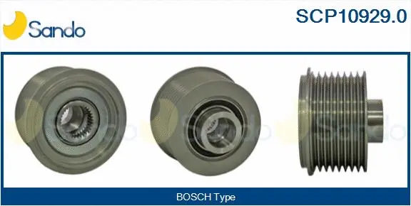 Belt Pulley, alternator (SCP10929.0)