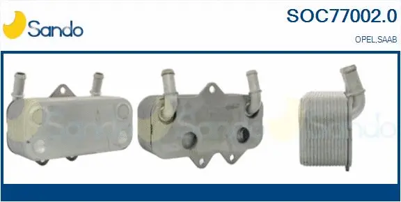 Oil Cooler, engine oil (SOC77002.0)