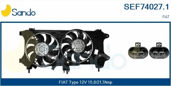 Electric Motor, radiator fan (SEF74027.1)