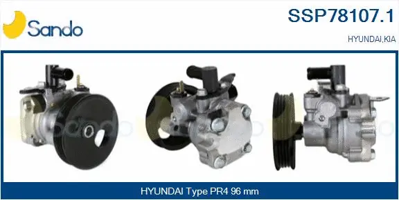 Hydraulic Pump, steering (SSP78107.1)