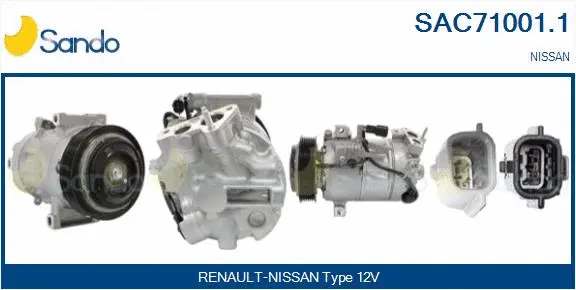 Compressor, air conditioning (SAC71001.1)