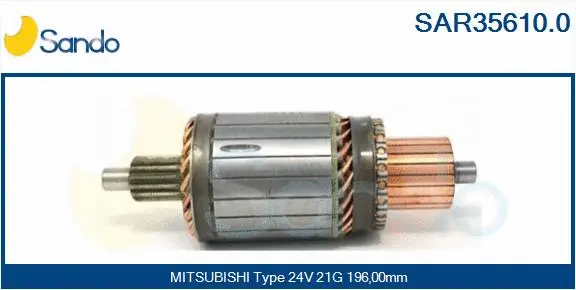 Armature, starter (SAR35610.0)