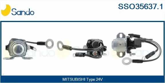 Solenoid Switch, starter (SSO35637.1)