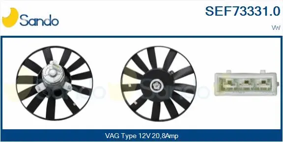 Fan, engine cooling (SEF73331.0)