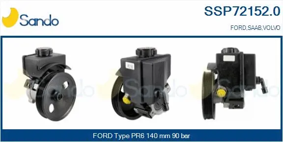 Hydraulic Pump, steering (SSP72152.0)