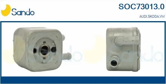 Oil Cooler, engine oil (SOC73013.0)