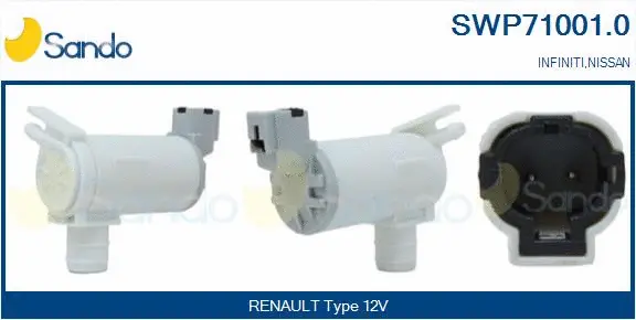 Washer Fluid Pump, window cleaning (SWP71001.0)