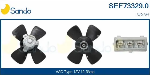 Fan, engine cooling (SEF73329.0)