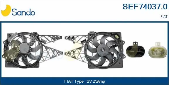 Electric Motor, radiator fan (SEF74037.0)
