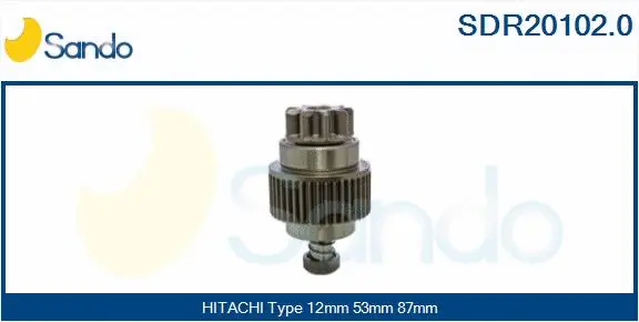 Pinion, starter (SDR20102.0)