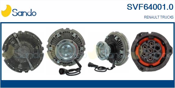 Clutch, radiator fan (SVF64001.0)