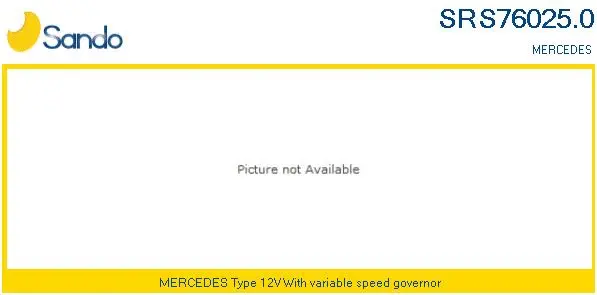 Series resistor, electric motor (radiator fan) (SRS76025.0)