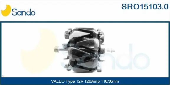 Rotor, alternator (SRO15103.0)