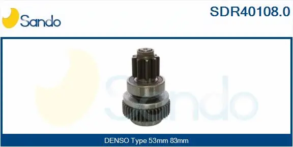 Pinion, starter (SDR40108.0)