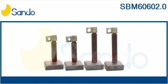 Carbon Brush, starter (SBM60602.0)