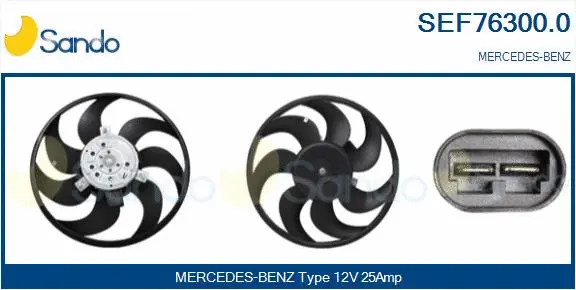 Fan, engine cooling (SEF76300.0)