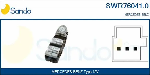 Switch, window regulator (SWR76041.0)