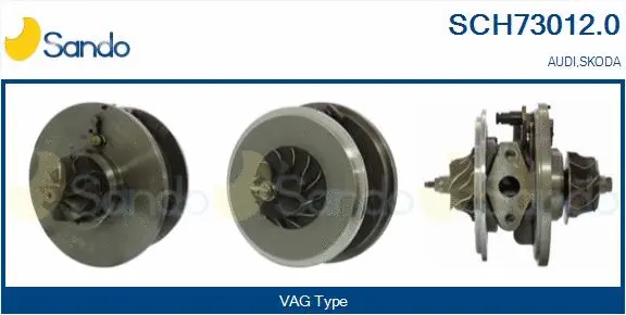 Core assembly, turbocharger (SCH73012.0)