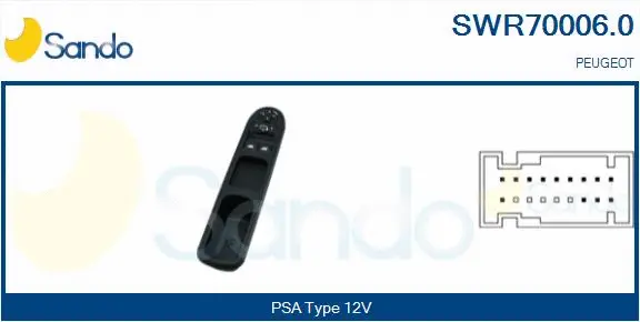Switch, window regulator (SWR70006.0)