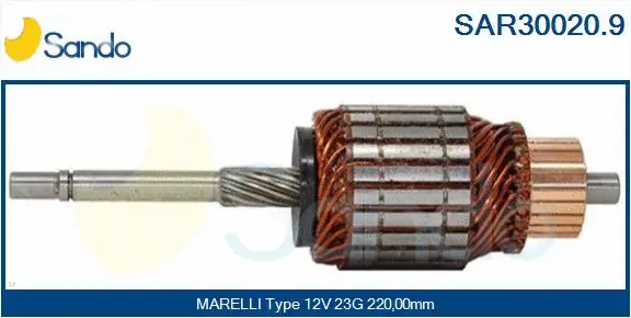 Armature, starter (SAR30020.9)