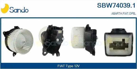 Interior Blower (SBW74039.1)
