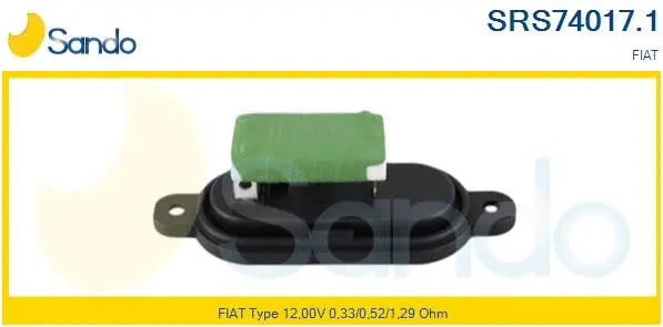 Resistor, interior blower (SRS74017.1)