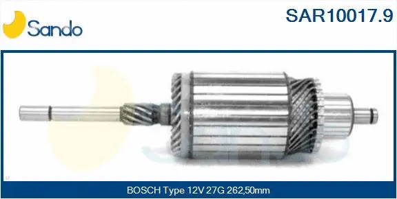 Armature, starter (SAR10017.9)
