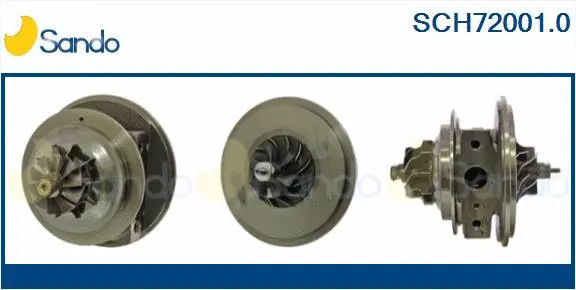 Core assembly, turbocharger (SCH72001.0)