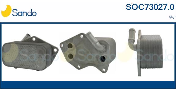 Oil Cooler, engine oil (SOC73027.0)