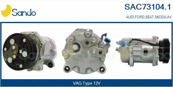 Compressor, air conditioning (SAC73104.1)