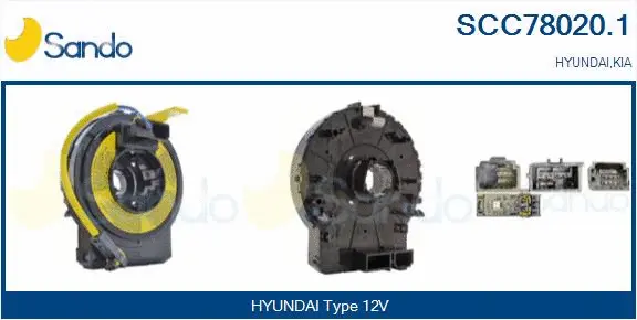 Clockspring, airbag (SCC78020.1)