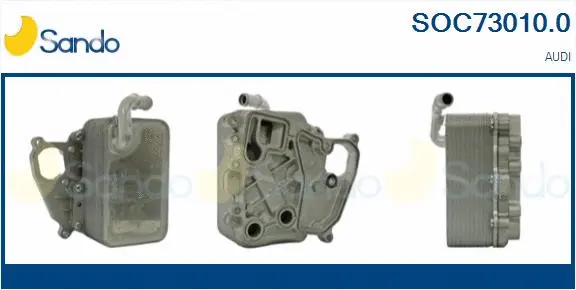 Oil Cooler, engine oil (SOC73010.0)