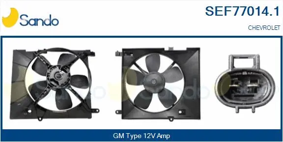 Electric Motor, radiator fan (SEF77014.1)