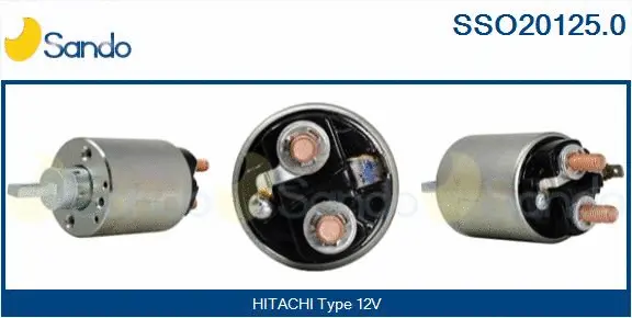 Solenoid Switch, starter (SSO20125.0)