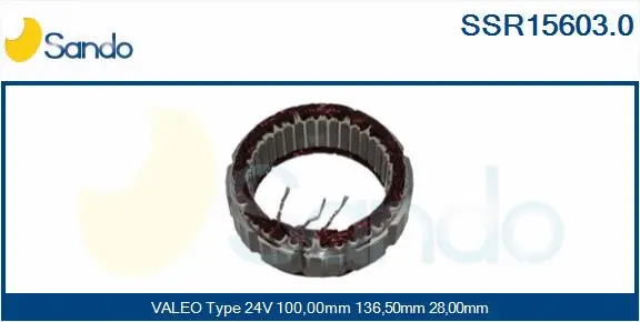 Stator, alternator (SSR15603.0)